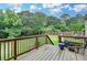 A serene backyard with lush landscaping that provides a tranquil retreat at 3760 Ansley Park Dr, Suwanee, GA 30024
