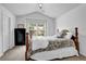 Charming bedroom with large window and traditional-style bed at 1267 Castleberry Dr, Buford, GA 30518