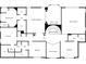 Second story floor plan showing layout of primary and secondary bedrooms and baths at 1220 Waterfall Nw Ln, Acworth, GA 30101