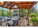 Luxury outdoor living space with a stone patio, inground pool, and built in beer tap at 1220 Waterfall Nw Ln, Acworth, GA 30101