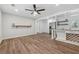 Bright and airy living area featuring hardwood floors and recessed lighting at 2060 Panstone Sw Ct, Marietta, GA 30060