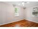 Bedroom with hardwood floors and two windows at 1891 8Th St, Atlanta, GA 30341