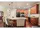 Kitchen boasts granite countertops, a large island, and stainless steel appliances for a modern look at 3286 Crawford Cir, Marietta, GA 30066