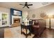 Bright living room with a fireplace, comfortable seating, and stylish decorations at 3286 Crawford Cir, Marietta, GA 30066