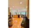 An open kitchen boasts stainless steel appliances, granite countertops and a breakfast area at 2900 Sutton Pl, Conyers, GA 30013