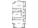 Second floor floor plan showcasing bedroom and bathroom layouts at 2054 Palifox Ne Dr, Atlanta, GA 30307