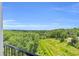 This balcony has a beautiful view of the surrounding greenery at 2340 Manor Pointe Dr, Cumming, GA 30041