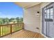 Outdoor deck overlooking wooded scenery at 2340 Manor Pointe Dr, Cumming, GA 30041