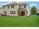 Wide backyard view with a covered patio area at 2840 Brookford Sw Ln, Atlanta, GA 30331