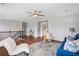 Upstairs living room with modern decor, wood floors, and lots of light at 2840 Brookford Sw Ln, Atlanta, GA 30331