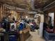 Unfinished basement showing exposed framing, ceiling insulation and ductwork, and storage at 111 Bexley Ln, Douglasville, GA 30134