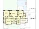 A detailed second floor plan shows suites, game room, balcony, and flex space above the garages at 405 Cynthia Ln, Mcdonough, GA 30252