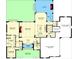 A detailed first floor plan highlights the layout featuring an owner's suite, kitchen, great room, and garages at 405 Cynthia Ln, Mcdonough, GA 30252