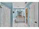 Stylish bathroom boasting dual sinks and a bathtub with a shower at 109 Rockefeller Ln, Dallas, GA 30157