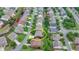 Aerial view displays the real estate property and neighborhood layout, plus nearby roadways at 4495 Hedgewood Dr, Cumming, GA 30041