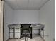 Small office space with built-in desk and storage at 2530 Ashbourne Dr, Lawrenceville, GA 30043