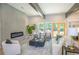 Bright living room with a modern fireplace, stylish furniture, and an open layout at 4366 Bradley Sw Dr, Snellville, GA 30039