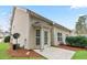 A view of the backyard and the patio space at 184 Darbys Crossing Ct, Hiram, GA 30141