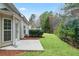 A view of the backyard and the surrounding area of trees at 184 Darbys Crossing Ct, Hiram, GA 30141