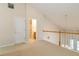 Loft with railing and a view into an attached bathroom at 184 Darbys Crossing Ct, Hiram, GA 30141