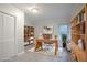 Home office setup with desk, bookshelves, and great natural light at 2046 Rector Sw Dr, Atlanta, GA 30311