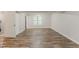 Spacious basement area features new flooring, neutral paint, and natural light at 2218 Lowtrail Ct, Lithonia, GA 30058