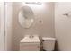 An efficiently designed bathroom includes a vanity, toilet, and a mirrored cabinet, offering basic functionality at 2817 Burton Nw Rd, Atlanta, GA 30311