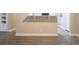 Unfurnished living room features neutral colors, and modern gray floors at 2817 Burton Nw Rd, Atlanta, GA 30311