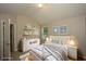 This bedroom is decorated with a crib, dresser, and wall decor at 545 Offaly Ln, Atlanta, GA 30349