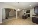 Well-designed kitchen and dining area that blends seamlessly with the living room at 545 Offaly Ln, Atlanta, GA 30349