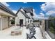 Stylish outdoor fire pit area with comfortable seating, perfect for gatherings and relaxation at 3900 Danube Ln, Atlanta, GA 30339