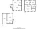 Detailed floor plan showcasing the layout of the home's three floors including square footage at 4766 White Oak Path, Stone Mountain, GA 30088