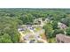 Stunning aerial view of a modern home nestled among lush greenery in a well-planned community, showing great curb appeal at 115 Thome Dr, Alpharetta, GA 30022