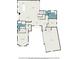 Detailed floor plan of the first level showcases an open-concept layout with spacious living areas, kitchen and primary bedroom at 115 Thome Dr, Alpharetta, GA 30022