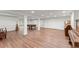Spacious finished basement with wood floors, pool table, and ample storage space at 4161 Thunderbird Se Dr, Marietta, GA 30067