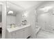 Beautiful bathroom with a soaking tub, standup shower, and marble countertops at 4161 Thunderbird Se Dr, Marietta, GA 30067