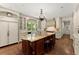 Spacious kitchen with granite countertops, custom cabinetry, and a central island at 4161 Thunderbird Se Dr, Marietta, GA 30067