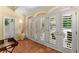 Elegant sitting room with large french doors that lead to the pool at 4161 Thunderbird Se Dr, Marietta, GA 30067