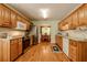 Well-equipped kitchen with stainless steel appliances, granite countertops, and hardwood floors at 160 Vinnys Way, Covington, GA 30014