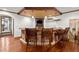 Elegant bar area with stone accents, dark wood finishes, and comfortable seating at 1860 Hill Chase, Alpharetta, GA 30022