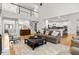 Spacious living room with an open floor plan connects to the kitchen and a second-story overlook at 1860 Hill Chase, Alpharetta, GA 30022