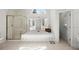 Relaxing bathroom with a separate shower and jacuzzi tub at 1860 Hill Chase, Alpharetta, GA 30022