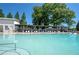 Beautiful pool with lounge chairs and a covered area providing shade and a great area to relax at 260 2Nd St, Fayetteville, GA 30214