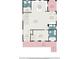 First floor floorplan featuring a kitchen, dining area, living room, bedroom, baths, and porches at 240 Patterson Se Ave, Atlanta, GA 30316