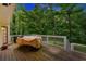 Spacious outdoor deck with scenic wooded views, perfect for entertaining or relaxing in a private setting at 40 Picketts Forge W Dr, Acworth, GA 30101