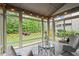 Bright sunroom with ample windows and a view of the backyard and landscape at 4137 Avid Park, Marietta, GA 30062