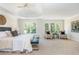 Beautiful and spacious main bedroom with tray ceilings and large windows at 1096 Bridge Mill Ave, Canton, GA 30114