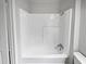This tub/shower combination is ready for your personal touches at 4425 Amy Rd, Snellville, GA 30039