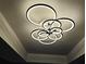 Ceiling light fixture with artistic circle design at 6002 Pat Mell Se Pl, Smyrna, GA 30080