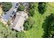 Aerial view showcases property with parking in a park-like setting at 607 Riverview Se Dr # 607, Marietta, GA 30067